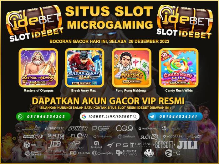 Agen Slot Idebet