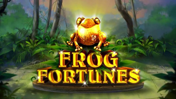 Frog super slot progressive jackpot lucky bonus symbols land