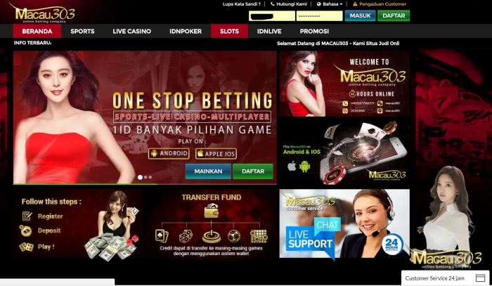 Agen Slot Macau303