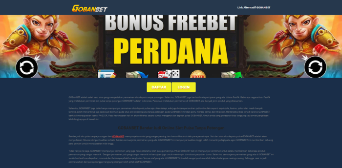 Agen Slot Gobanbet