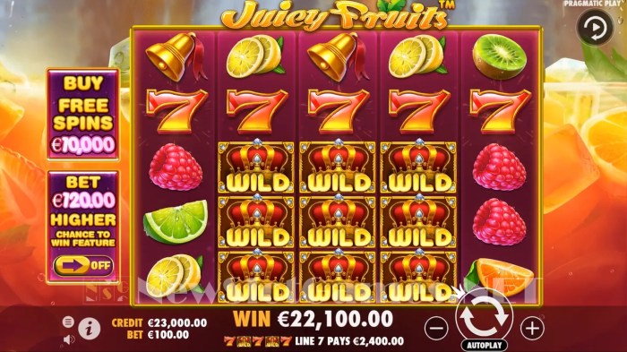 Slots fruity satisfy hunger