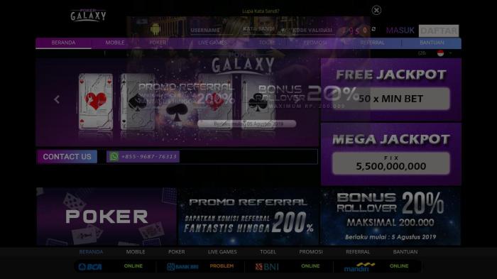 Agen Slot Pokergalaxy