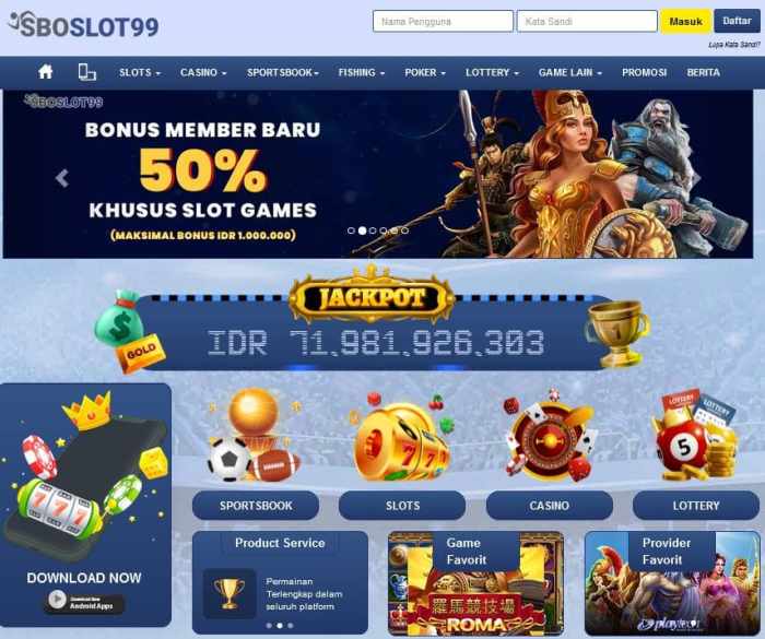 Agen Slot Sboslot99